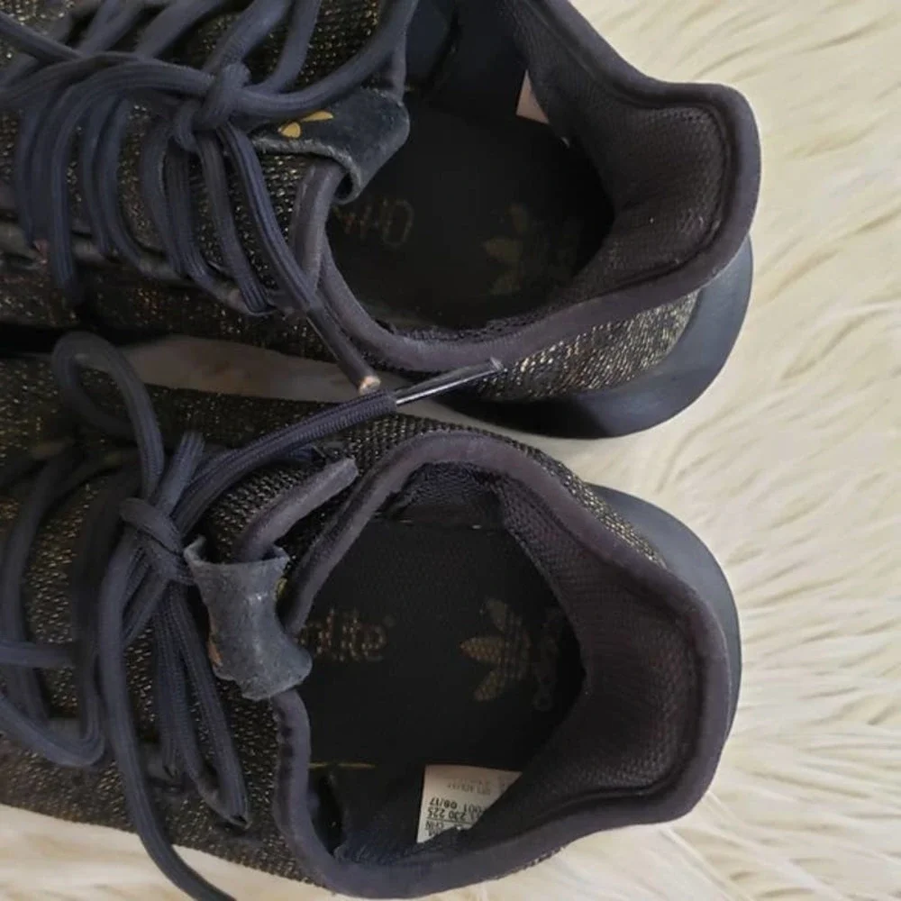 ADIDAS Tubular shadow black & gold sneakers - Picture 4 of 7